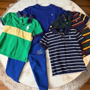 Ralph Lauren Boy’s Size 5 Colorful Polo Bundle